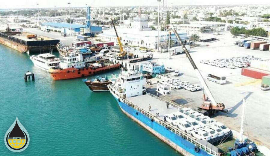 افزایش 732 درصدی صادرات فرآورده‌های نفتی ایران از بنادر غرب هرمزگان