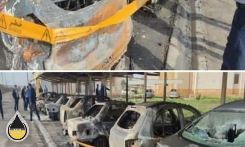 ۱۰ دستگاه خودرو در پتروشیمی ره آوران فنون ماهشهر به آتش کشیده شد