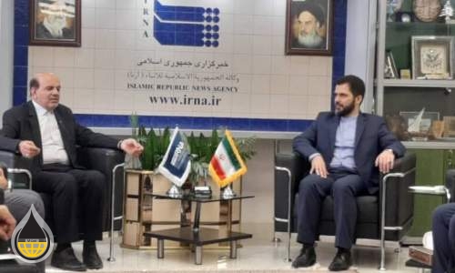بازدید مدیرعامل شرکت ملی نفت ایران از خبرگزاری ایرنا