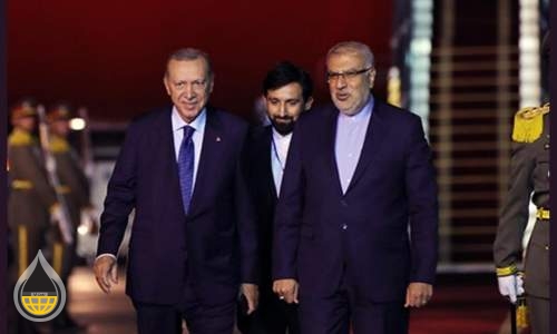 اردوغان با استقبال وزیر نفت وارد تهران شد