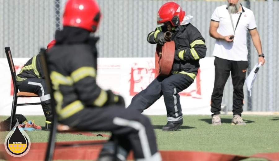 گزارش تصویری دومین روز پنجمین دوره ارزیابی آمادگی عملیاتی و تخصصی آتش‌نشانان وزارت نفت