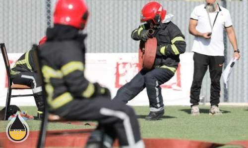 گزارش تصویری دومین روز پنجمین دوره ارزیابی آمادگی عملیاتی و تخصصی آتش‌نشانان وزارت نفت
