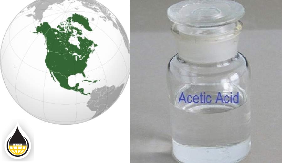 بررسی زنجیره ارزش متانول در جهان/توسعه استیک اسید در منطقه آمریکای شمالی